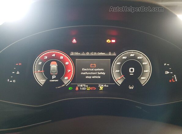 WA1AWBF18RD009768 2024 AUDI SQ8 Blue Widok zestawu wskaźników