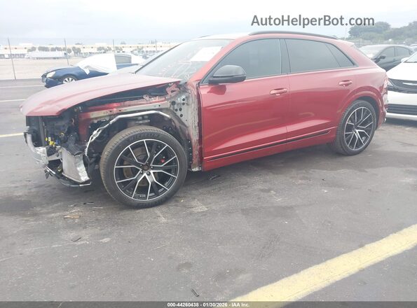 WA1AWBF19MD018813 2021 AUDI SQ8 Красный Передняя левая четверть