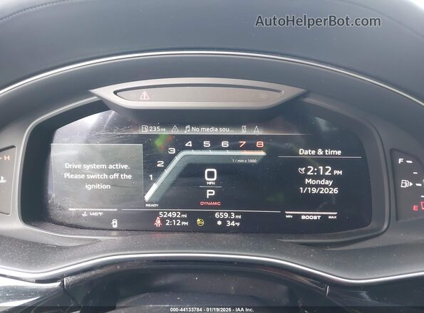 WA1AWBF1XMD033188 2021 AUDI SQ8 Black უკანა სავარძლების ხედი