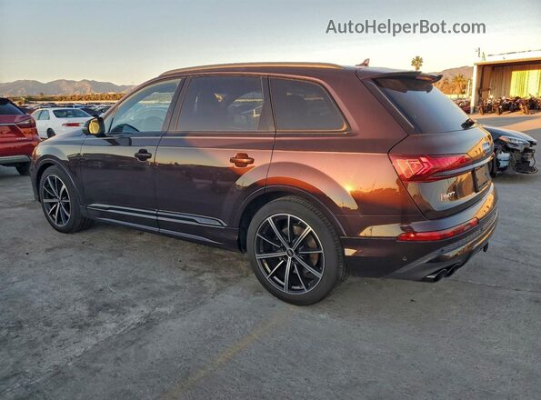 WA1AWBF79ND019210 2022 AUDI SQ7 Maroon Trasero izquierdo