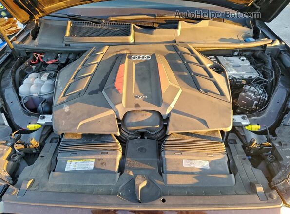 WA1AWBF79ND019210 2022 AUDI SQ7 Maroon Vista del compartimento del motor