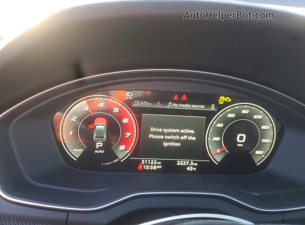 WA1B4AFY0M2006188 2021 AUDI SQ5 Black Instrument cluster view