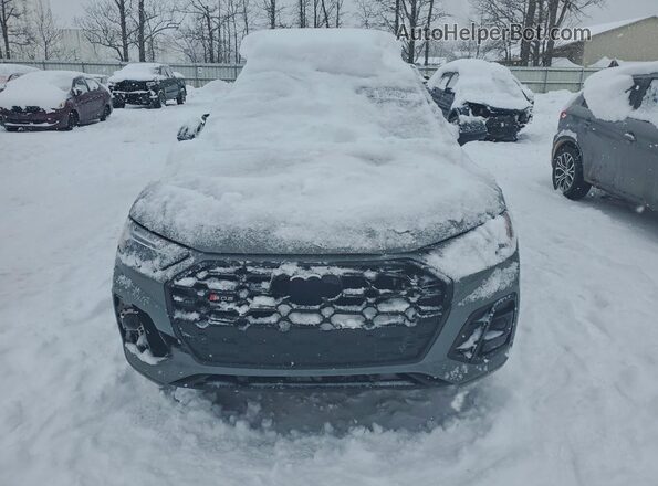 WA1B4AFY1M2016616 2021 AUDI SQ5 Gray Вид спереду