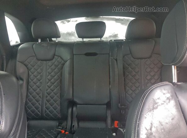 WA1B4AFY1M2016616 2021 AUDI SQ5 Gray Вид задніх сидінь