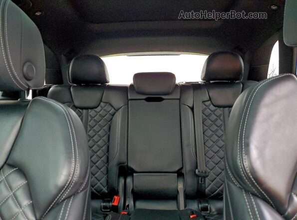 WA1B4AFY3M2025401 2021 AUDI SQ5 Gray უკანა სავარძლების ხედი