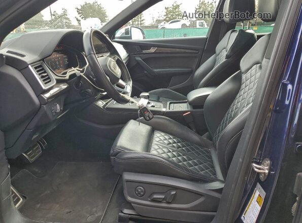WA1B4AFY4K2001587 2019 AUDI SQ5 Синий Вид салона спереди