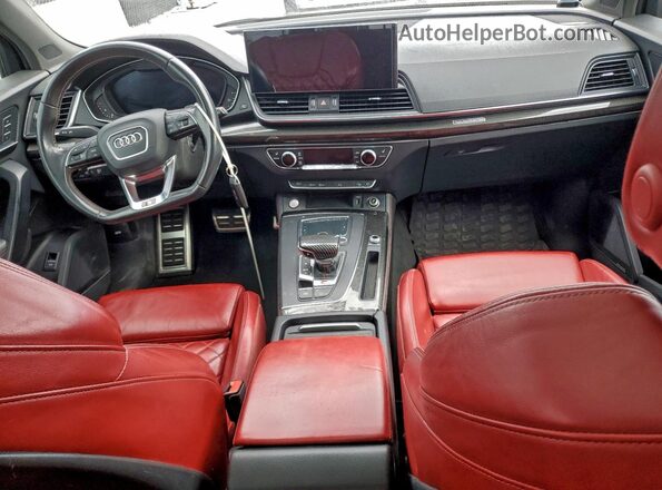 WA1B4AFY5K2084186 2019 AUDI SQ5 Green Vista del salpicadero