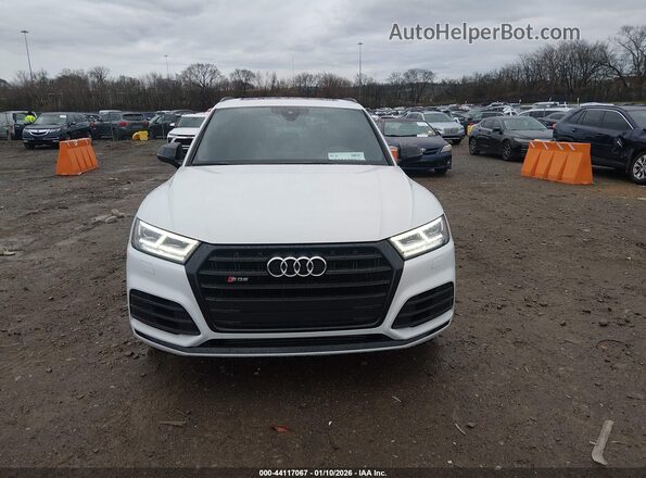 WA1B4AFY7L2025173 2020 AUDI SQ5 White Вид щитка приладів