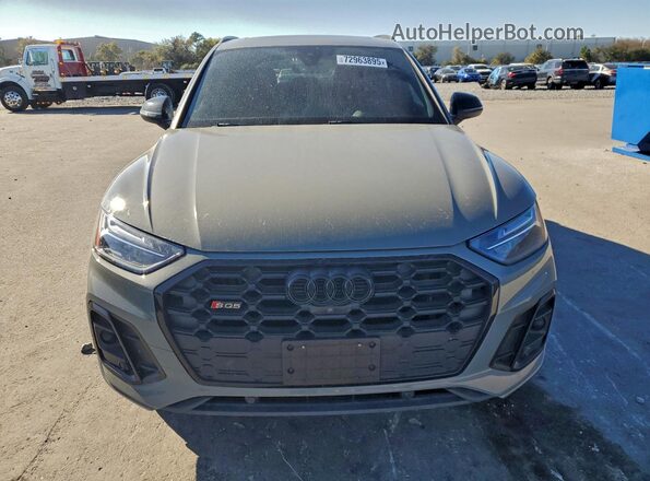 WA1B4AFY8M2034966 2021 AUDI SQ5 Gray Front view