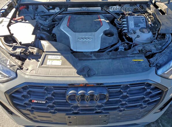 WA1B4AFY8M2034966 2021 AUDI SQ5 Gray Engine compartment view