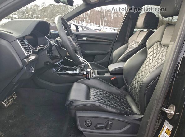 WA1B4AFY8P2083122 2023 AUDI SQ5 Black Widok wnętrza z przodu
