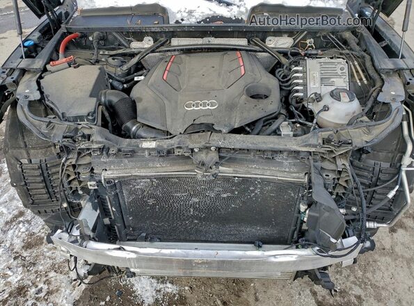 WA1B4AFY8P2083122 2023 AUDI SQ5 Black Widok komory silnika