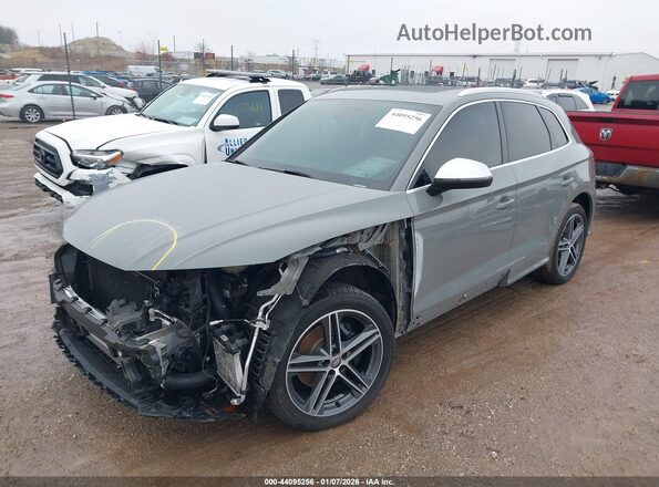 WA1B4AFY9L2039009 2020 AUDI SQ5 Gray Передня ліва чверть