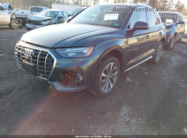 WA1BAAFY4M2007451 2021 AUDI Q5 Gray Vista tres cuartos delantera izquierda