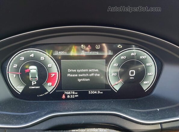 WA1BAAFY4M2007451 2021 AUDI Q5 Gray Vista de los asientos traseros