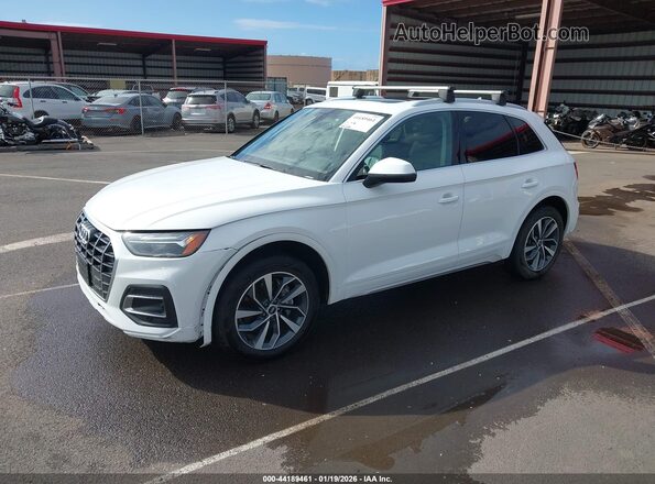 WA1BAAFYXM2019765 2021 AUDI Q5 White Front left