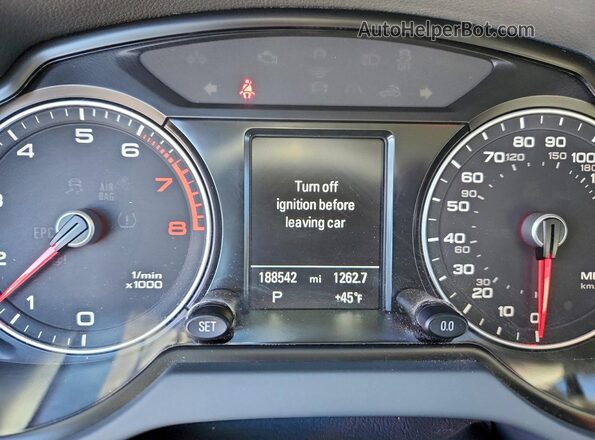 WA1C2AFP0GA054141 2016 AUDI Q5 Gray Vista del cuadro de instrumentos