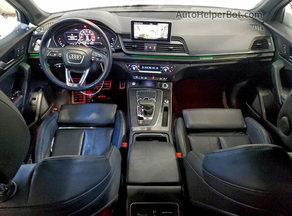 WA1C4AFY6K2000901 2019 AUDI SQ5 White Вид панелі приладів