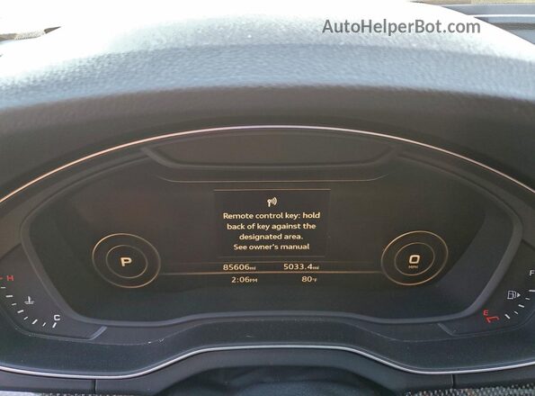 WA1C4AFY9K2140800 2019 AUDI SQ5 Серый Вид щитка приборов