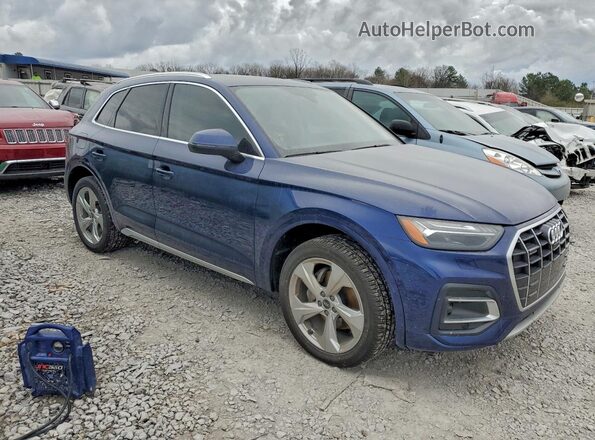 WA1CAAFY5M2014834 2021 AUDI Q5 Blue Առջևի աջ