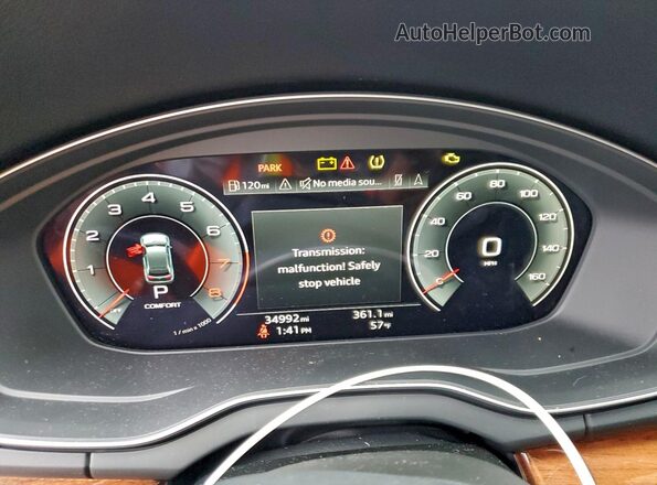 WA1CAAFY5M2014834 2021 AUDI Q5 Blue Սարքավորումների վահանակի տեսք