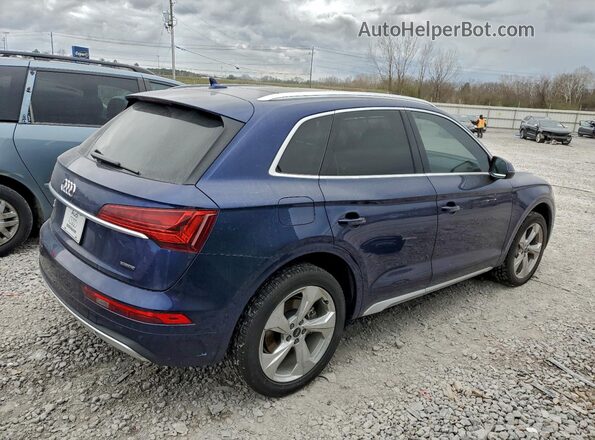 WA1CAAFY5M2014834 2021 AUDI Q5 Blue Հետևի աջ