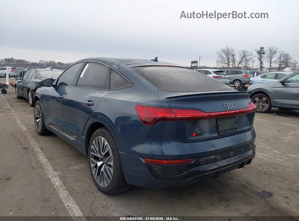 WA1CAAGE7RB039374 2024 AUDI Q8 E-TRON Blue Задня ліва чверть