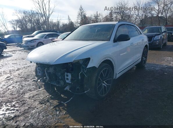 WA1CWBF13MD004110 2021 AUDI SQ8 White წინა მარცხენა ხედი სამი მეოთხედიდან