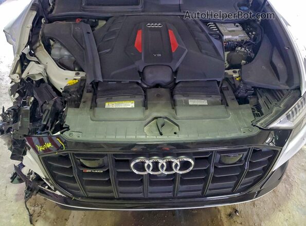WA1CWBF16MD002397 2021 AUDI SQ8 White ძრავის განყოფილების ხედი