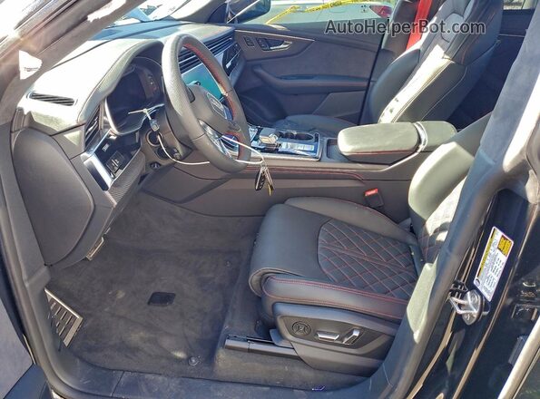 WA1CWBF19SD038002 2025 AUDI SQ8 Black წინა სალონის ხედი