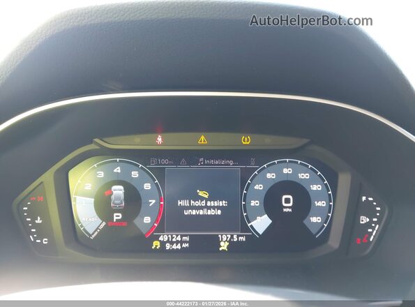 WA1DECF33M1082113 2021 AUDI Q3 White უკანა სავარძლების ხედი
