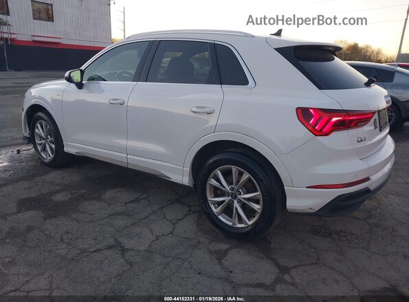 WA1DECF38P1105986 2023 AUDI Q3 White Задня ліва чверть