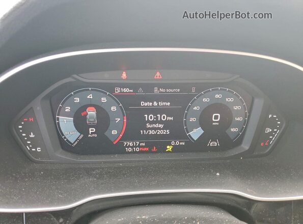 WA1DECF3XN1005126 2022 AUDI Q3 Белый Вид щитка приборов