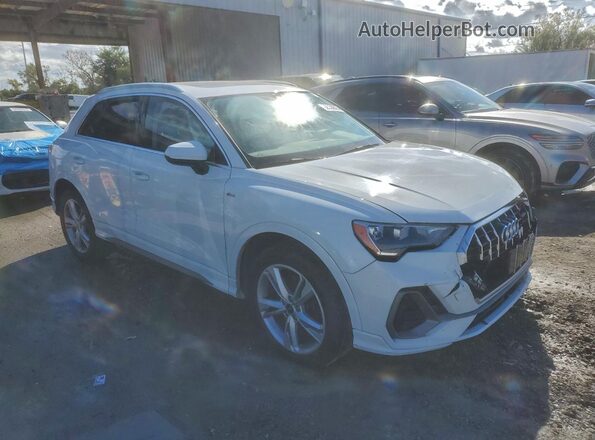 WA1DECF3XN1005126 2022 AUDI Q3 Белый Передняя правая четверть