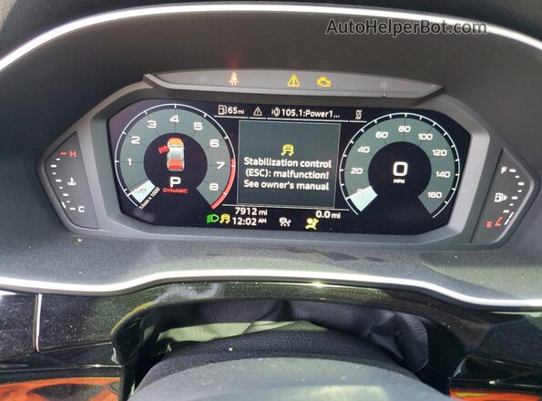 WA1DECF3XR1154402 2024 AUDI Q3 Black Widok zestawu wskaźników