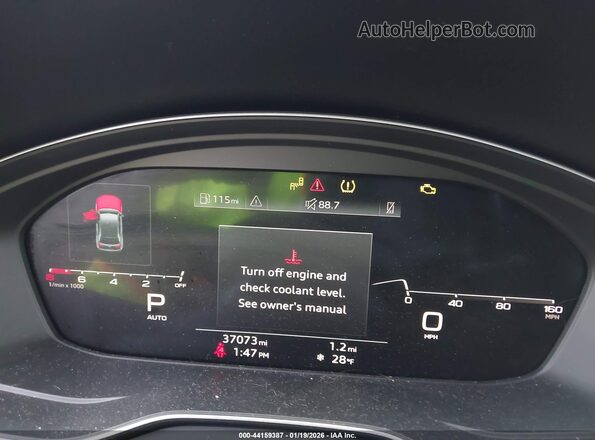 WA1EAAFY3R2095025 2024 AUDI Q5 Black უკანა სავარძლების ხედი