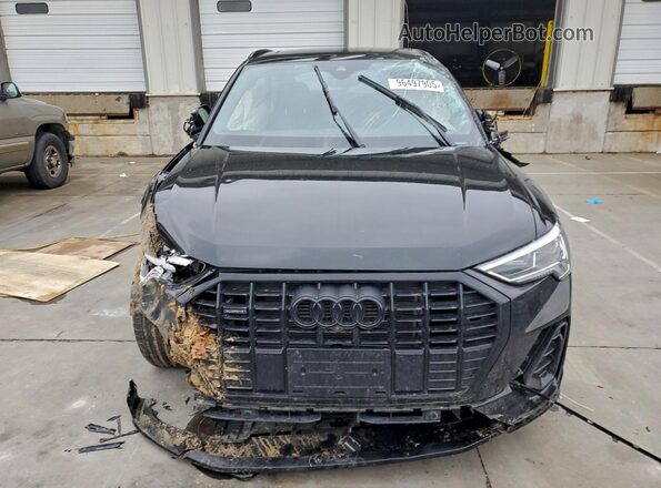 WA1EECF31N1044482 2022 AUDI Q3 Black Դիմացի տեսք