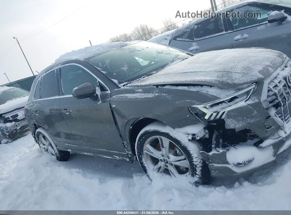 WA1EECF31R1174302 2024 AUDI Q3 Gray Rear interior view