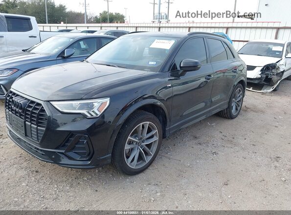 WA1EECF32N1054695 2022 AUDI Q3 Black Vista tres cuartos delantera izquierda