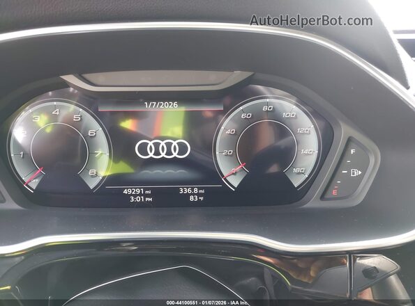 WA1EECF32N1054695 2022 AUDI Q3 Black Vista de los asientos traseros