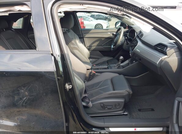 WA1EECF32N1054695 2022 AUDI Q3 Black Vista de la etiqueta del VIN