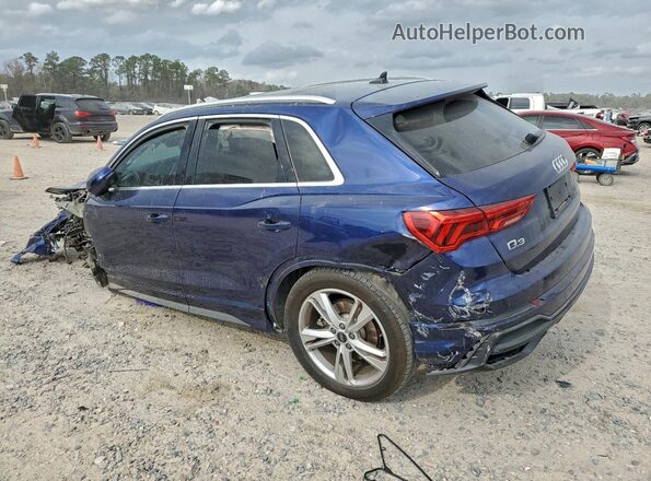 WA1EECF34N1057744 2022 AUDI Q3 Blue Задня ліва чверть