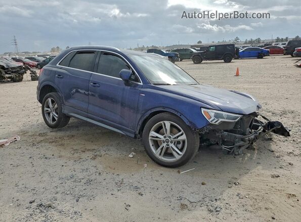 WA1EECF34N1057744 2022 AUDI Q3 Blue Передня права чверть