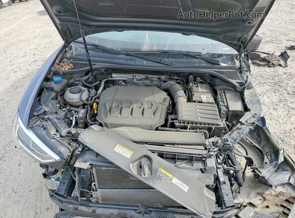 WA1EECF34N1057744 2022 AUDI Q3 Blue Вид підкапотного простору