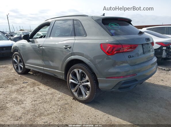 WA1EECF34N1140090 2022 AUDI Q3 Серый Задняя левая четверть