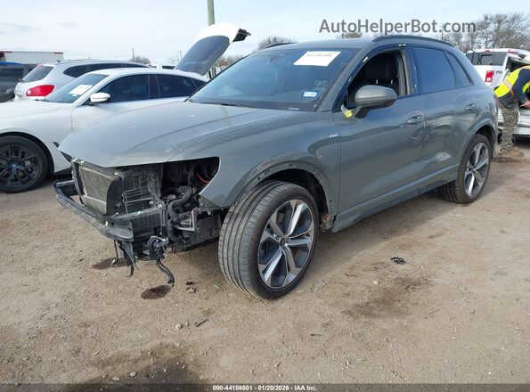 WA1EECF34N1140090 2022 AUDI Q3 Серый Передняя левая четверть