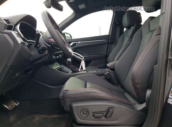 WA1EECF34S1022021 2025 AUDI Q3 Charcoal Вид салону спереду