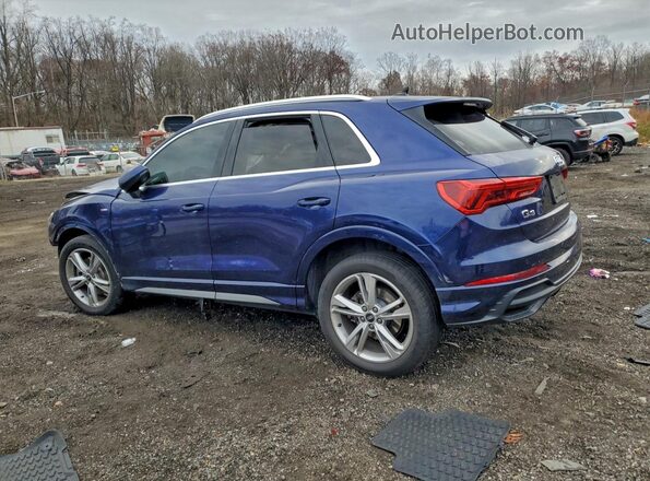 WA1EECF36M1017230 2021 AUDI Q3 Blue Հետևի ձախ