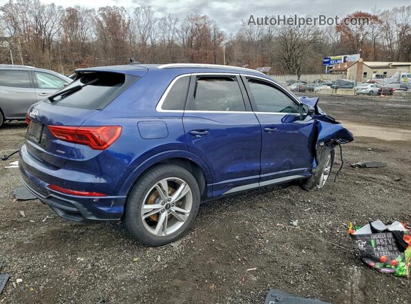 WA1EECF36M1017230 2021 AUDI Q3 Blue Հետևի աջ
