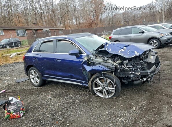WA1EECF36M1017230 2021 AUDI Q3 Blue Առջևի աջ